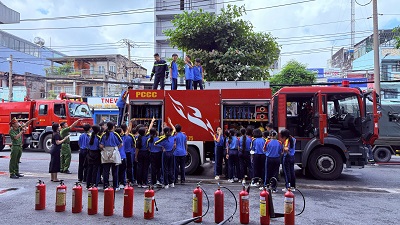 Một ngày đáng nhớ – trải nghiệm làm chiến sĩ phòng cháy, chữa cháy, cứu nạn, cứu hộ”