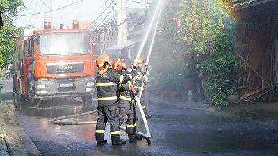 TPHCM: Diễn tập chữa cháy và cứu nạn cứu hộ đối với khu dân cư có phòng trọ cho thuê