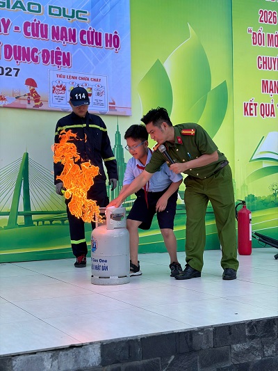 Tập huấn kiến thức, kỹ năng an toàn phòng cháy, chữa cháy và cứu nạn, cứu hộ, an toàn điện